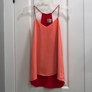 Express Red/ peach Barcelona reversible tank